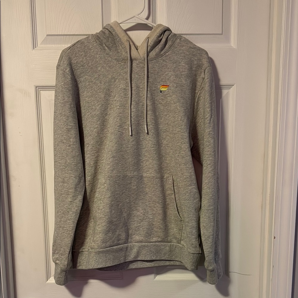Fabletics Gray Pullover Hoodie Sweatshirt